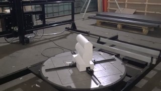 Станок для резки пенопласта (пенополистирола) с ЧПУ с независимым перемещением СРП-112