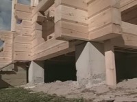 Произодство домов из бруса Proholz