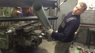 Изготовление водосточной трубы