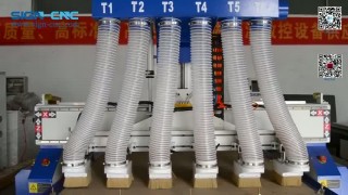 Деревообрабатывающий фрезерный станок с 6 шпинделями SIGN-1325