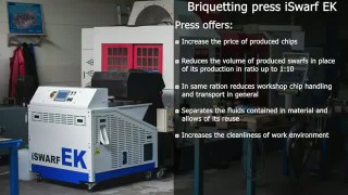 брикетирующий пресс для металлической стружки