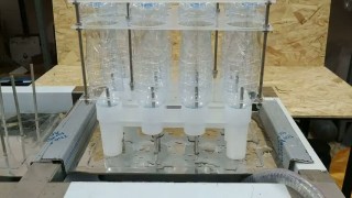 Полуавтоматическая мойка-ополаскиватель для стеклянных и ПЭТ бутылок CW-24