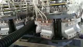 Линия для гофротруб КОРСОС/Экструзионная линия+гофротрубы ПЭ/Высокоскоростная экструзионная линия для трубы