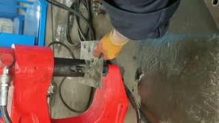 Выдавливание отверстий станок СКР-45