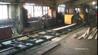 Север 550, угловая однодисковая пилорама. Модификация с электроприводами