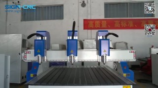 Фрезерный станок с ЧПУ с 3 головами по дереву