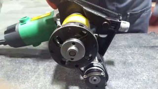 Ручной электромеханический пресс Пуклемет ПКМ-1 в работе