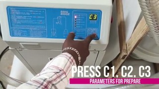 Установка раздельного вакуумного загрузчика 800g