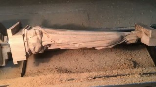 Изготовление статуэтки Девы Марии. Часть 3 - Чистовая обработка.