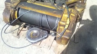 Таль лебедка кранбалки электрическая с приводом движения ТЭ1-521 12м