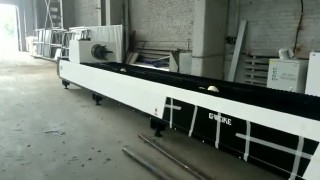 Проверка системы поддержки труб оптоволоконного лазерного трубореза