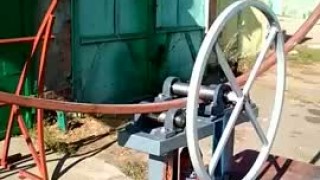 Станок для гибки профильной и круглой трубы.