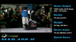 Горизонтальный магнитно-сверлильный станок с угловой передачей BDS MAB 100 K