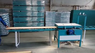 Станок кромкообрезной проходного типа КМ-350