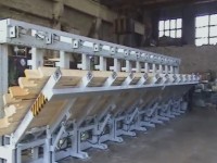 Пресс-вайма гидравлическая для бруса длиной 12 м