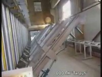 Пресс для производства бруса Мегабрус-350/12000